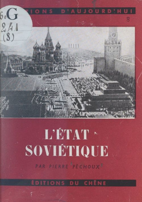 Couverture ebook de L'État soviétique, de Pierre Pechoux
