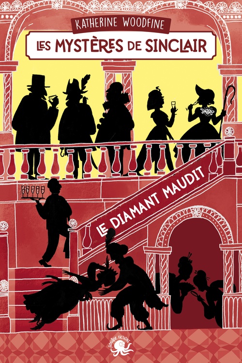 ebook cover of Les Mystères de Sinclair - Tome 2 Le Diamant maudit, by Katherine Woodfine