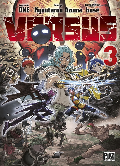 Couverture ebook de Versus T03, de Kyoutarou Azuma