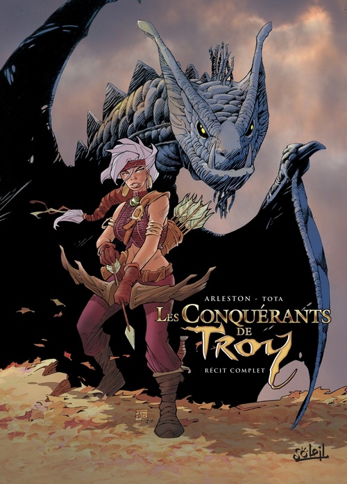 Couverture ebook de Les Conquérants de Troy - Récit complet, de Christophe Arleston
