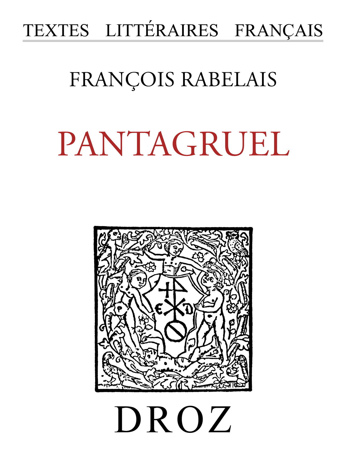 ebook cover of Pantagruel, by Rabelais Fran Ois