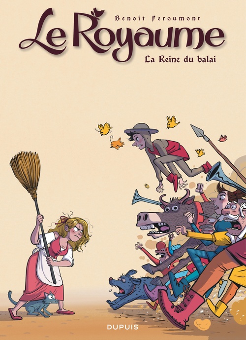 ebook cover of Le Royaume - Tome 8 - La Reine du balai, by Feroumont, Clara Cuadrado