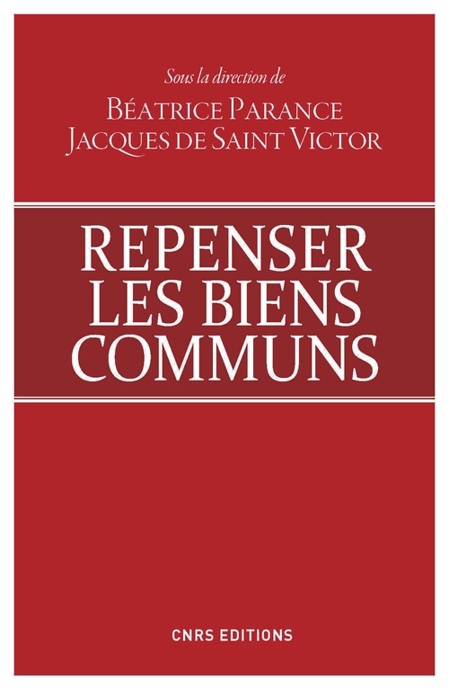 Couverture ebook de Repenser les biens communs, de Collectif
