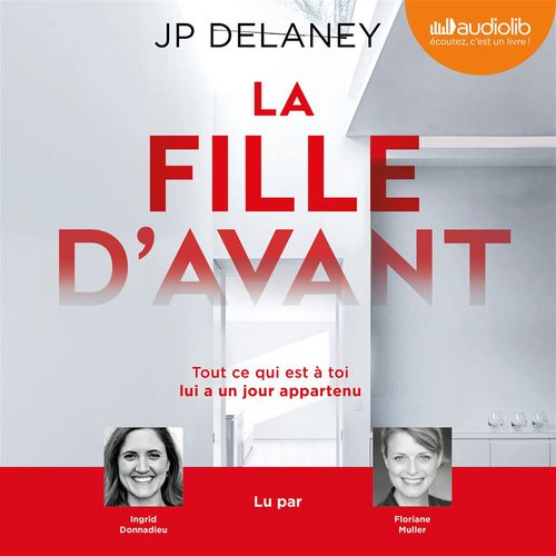 audiobook cover of La Fille d'avant, by JP Delaney