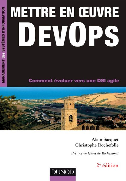 Couverture ebook de Mettre en oeuvre DevOps - 2e éd, de Sacquet/Rochefolle