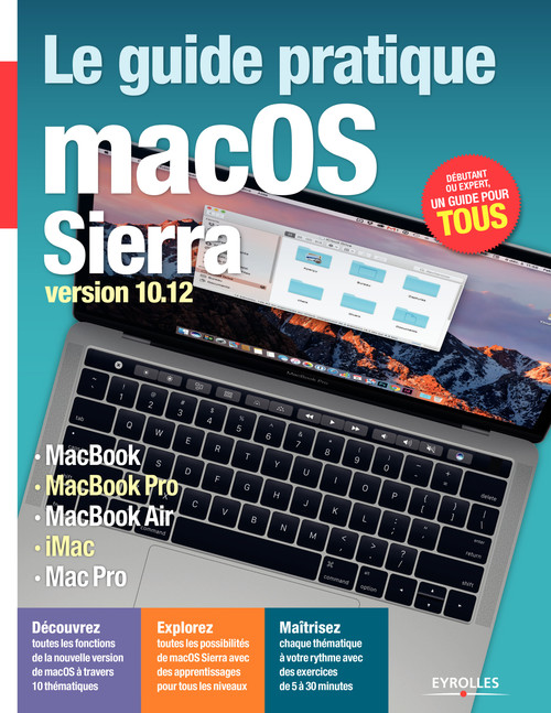 Couverture ebook de Le guide pratique macOS Sierra, de Fabrice Neuman