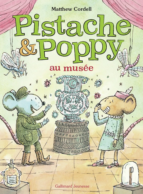 ebook cover of Pistache et Poppy au musée, by Matthew Cordell