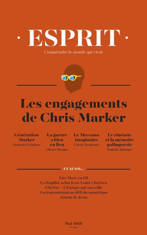Couverture ebook de Esprit mai 2018 Les engagements de Chris Marker, de Revue esprit