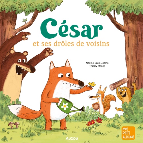 Couverture audiobook de César et ses drôles de voisins, de Nadine Brun-Cosme