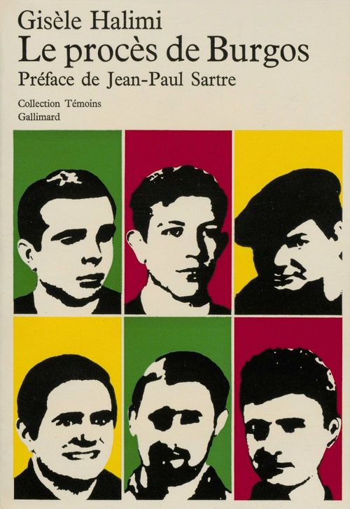 Couverture ebook de Le procès de Burgos, de Gisèle Halimi