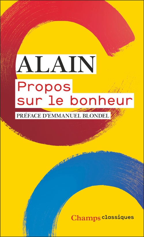 Couverture ebook de Propos sur le bonheur, de Alain