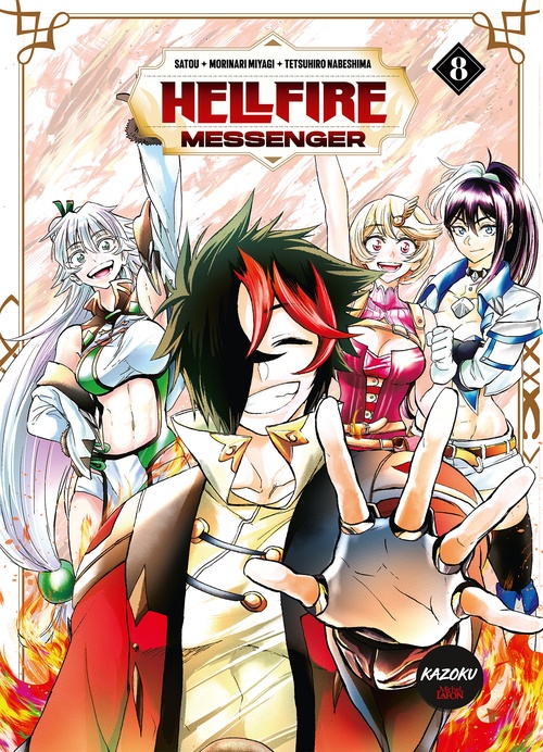 Couverture ebook de Hellfire Messenger - Tome 8, de Satou, Morinari Miyagi