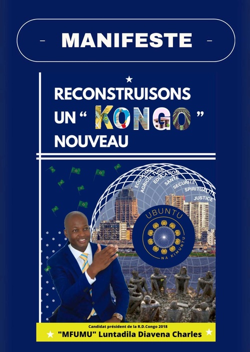 Couverture ebook de MANIFESTE - RECONSTRUISONS UN KONGO NOUVEAU, de Diavena Charles Diavena Charles Lunt