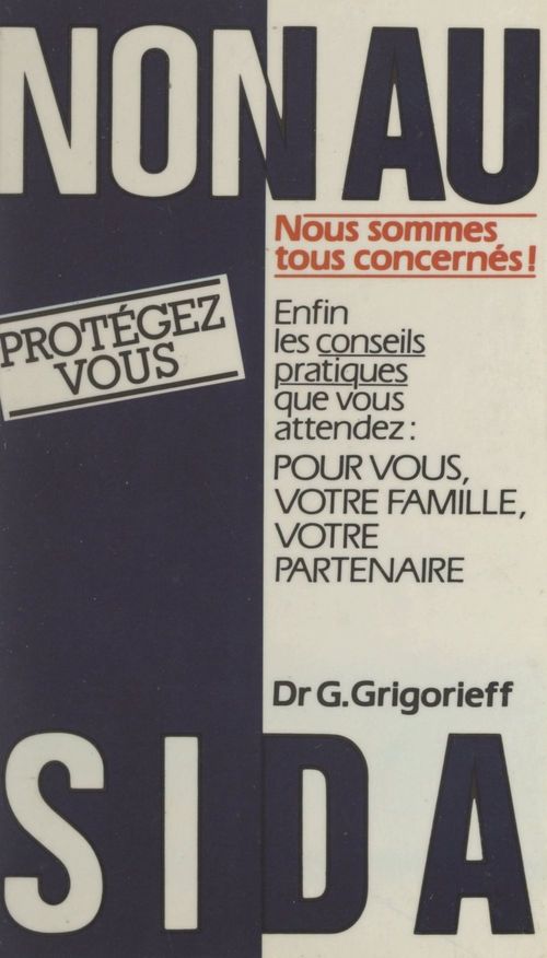 ebook cover of Non au SIDA, by Gheorghiu Grigorieff