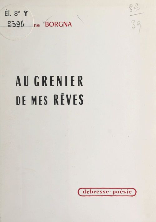 ebook cover of Au grenier de mes rêves, by Laurianne Borgna