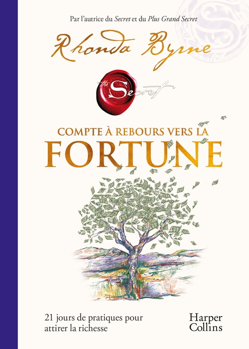 Couverture ebook de Compte à rebours vers la fortune, de Rhonda Byrne