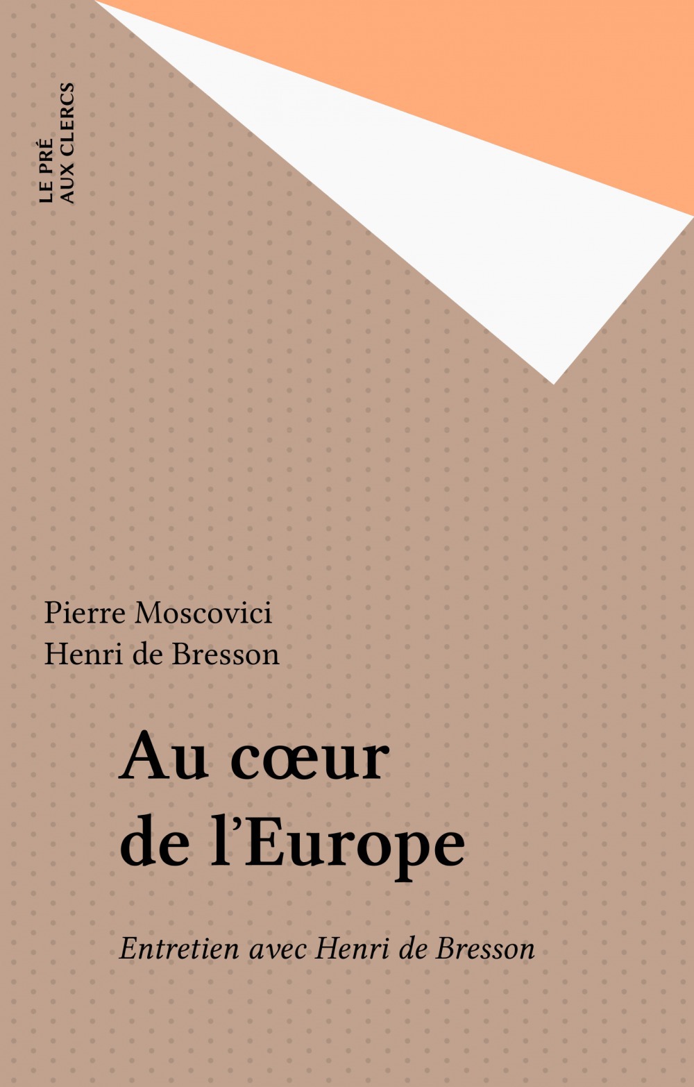 ebook cover of Au coeur de l'Europe, by Pierre Moscovici