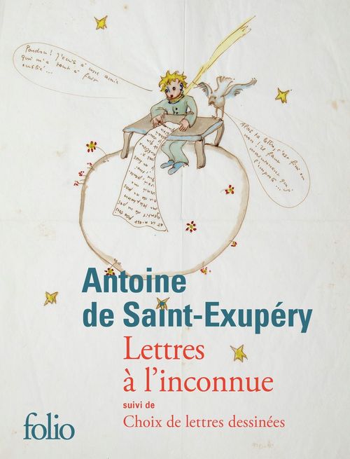 ebook cover of Lettres à l'inconnue suivi de Choix de lettres dessinées, by Antoine de Saint-Exupéry