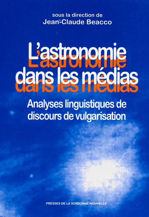 ebook cover of L´astronomie dans les médias, by Serge Salaun