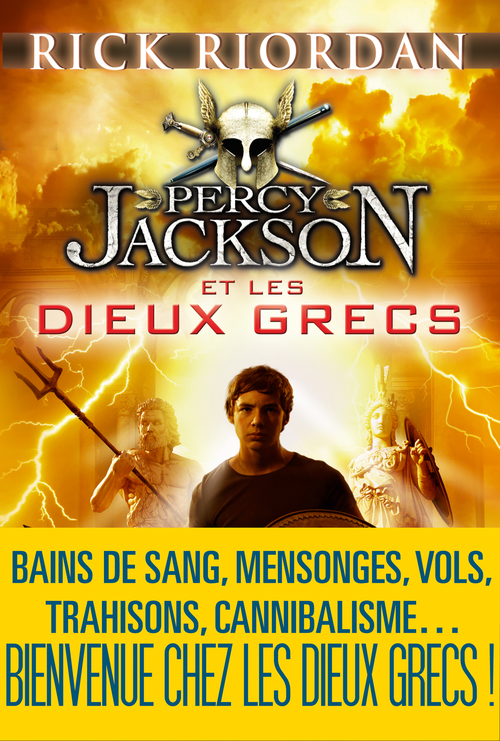 Couverture ebook de Percy Jackson et les dieux grecs, de Riordan Rick