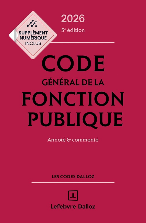 ebook cover of Code général de la fonction publique 2026 5ed - Annoté et commenté, by Jean-Charles Savignac, Jérôme Michel, Christelle De Gaudemont, Fabienne Lambolez