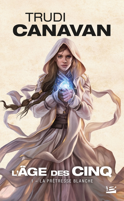 Couverture ebook de L'Âge des Cinq, T1 : La Prêtresse blanche, de Trudi Canavan