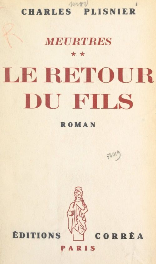 Couverture ebook de Meurtres (2). Le retour du fils, de Charles Plisnier