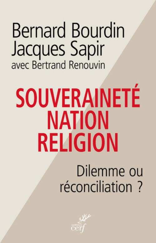 Couverture ebook de SOUVERAINETE, NATION, RELIGION, de Bernard Bourdin, Jacques Sapir