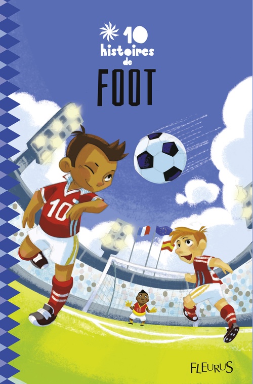 Couverture ebook de 10 histoires de foot, de Collectif