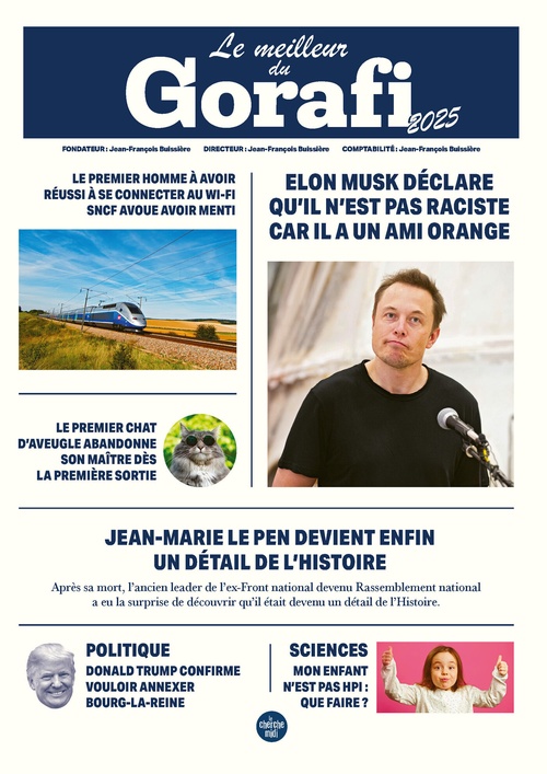 Couverture ebook de Le meilleur du Gorafi 2025, de Le Gorafi