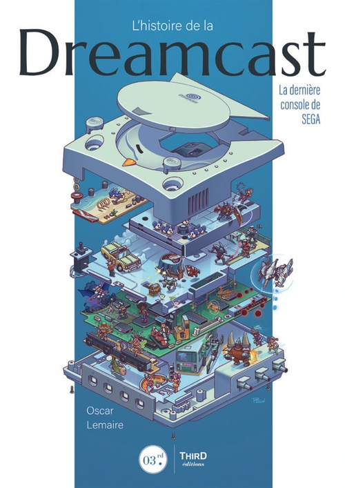 Couverture ebook de L'histoire de la Dreamcast, de Oscar Lemaire