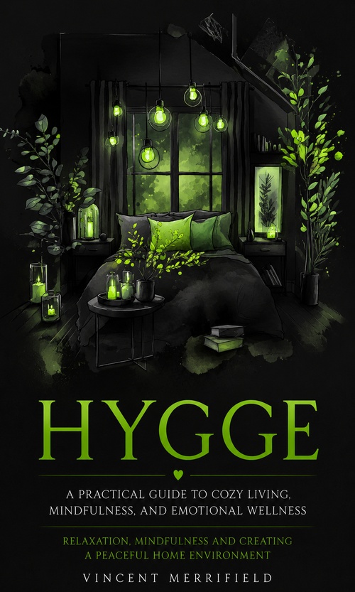 Couverture ebook de Hygge: A Practical Guide to Cozy Living, Mindfulness, and Emotional Wellness, de Vincent Merrifield