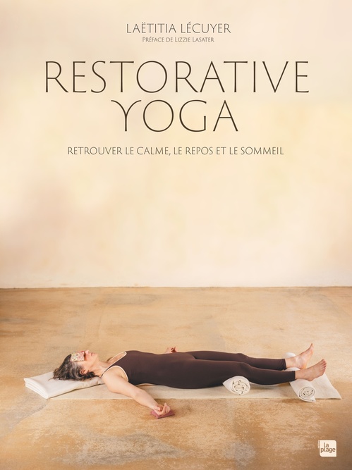 ebook cover of Restorative Yoga, by Laëtitia Lecuyer
