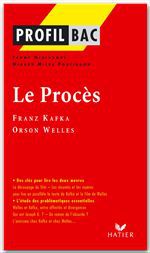 ebook cover of Profil - Kafka, Welles : Le Procès, by Fanny Deschamps
