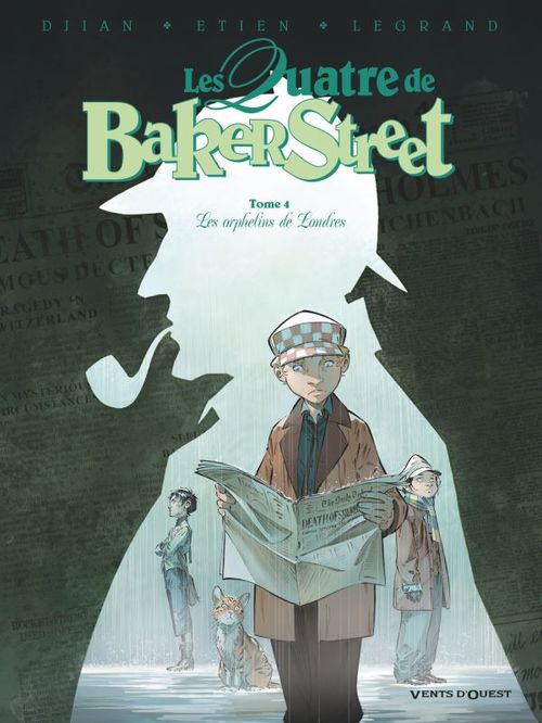 ebook cover of Les Quatre de Baker Street - Tome 04, by David Etien