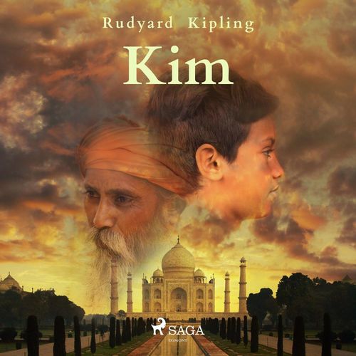 audiobook cover of Kim, by Rudyard Kipling