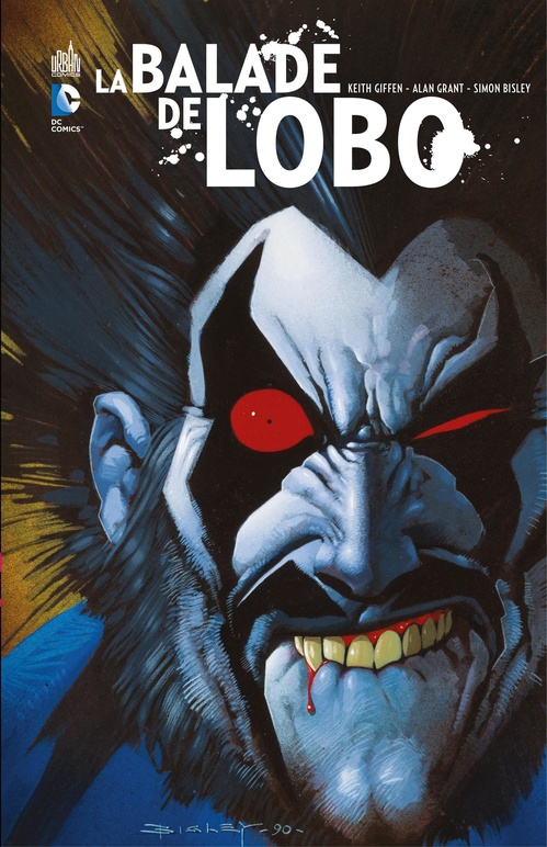 ebook cover of La balade de Lobo, by Simon Bisley, Keith Giffen