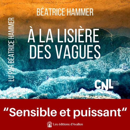 audiobook cover of À la lisière des vagues, by Béatrice HAMMER