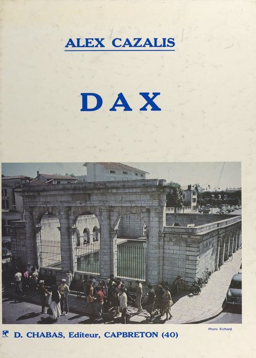 ebook cover of Dax, by Alex Cazalis