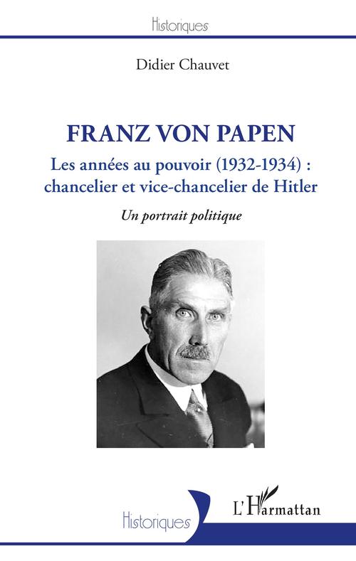 Couverture ebook de Franz von Papen, de Didier Chauvet