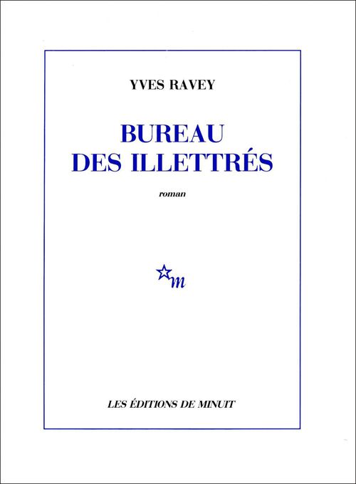 Couverture ebook de Bureau des illettrés, de Yves Ravey