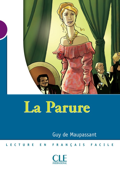 Couverture ebook de La parure fle lecture Mise en scène en epub3, de Guy de Maupassant