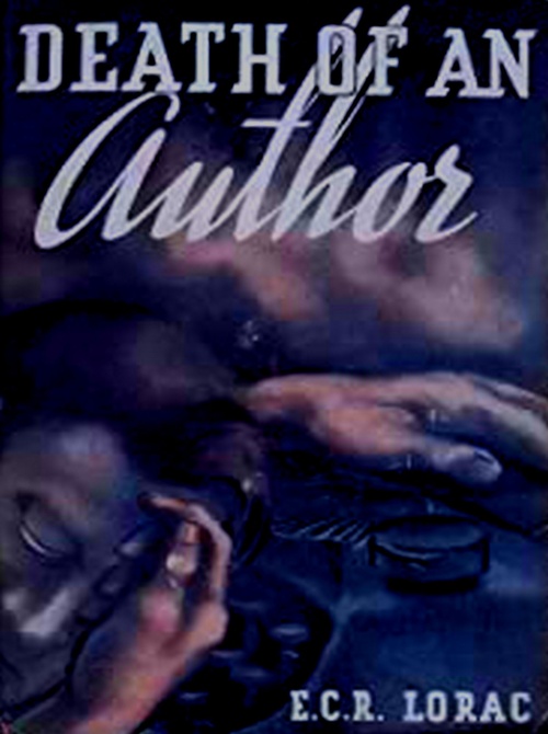 ebook cover of Death of an Author, by E. C. R. Lorac