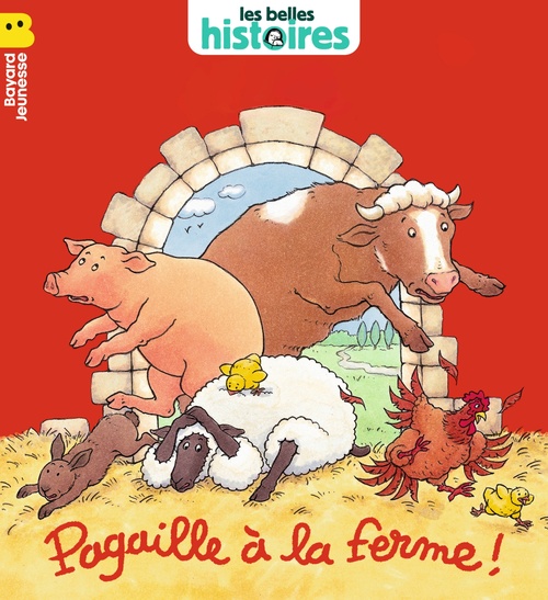 Couverture ebook de Pagaille à la ferme, de Armelle Montiel-Boy, Claire Barré