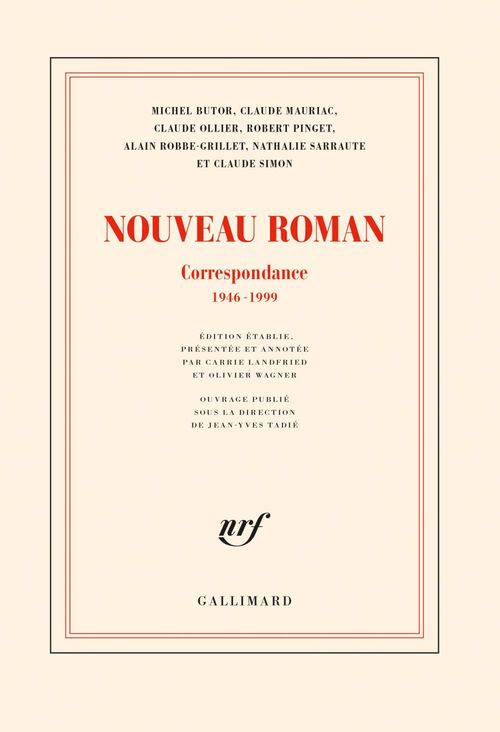 Couverture ebook de Nouveau Roman. Correspondance (1946-1999), de Collectif