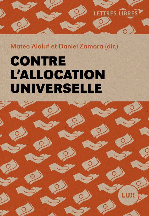 ebook cover of Contre l'allocation universelle, by Matéo Alaluf, Daniel Zamora