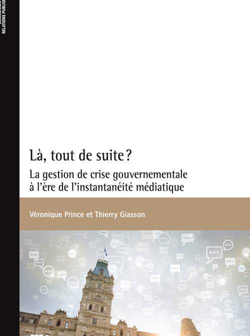 Couverture ebook de Là, tout de suite?, de Thierry Giasson, Véronique Prince