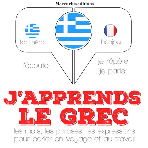 audiobook cover of J'apprends le grec, by JM Gardner