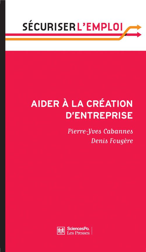 ebook cover of Aider à la création d'entreprise, by Pierre-yves Cabannes, Denis Fougère
