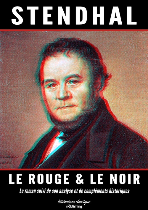 Couverture ebook de Le rouge et le noir, de Stendhal